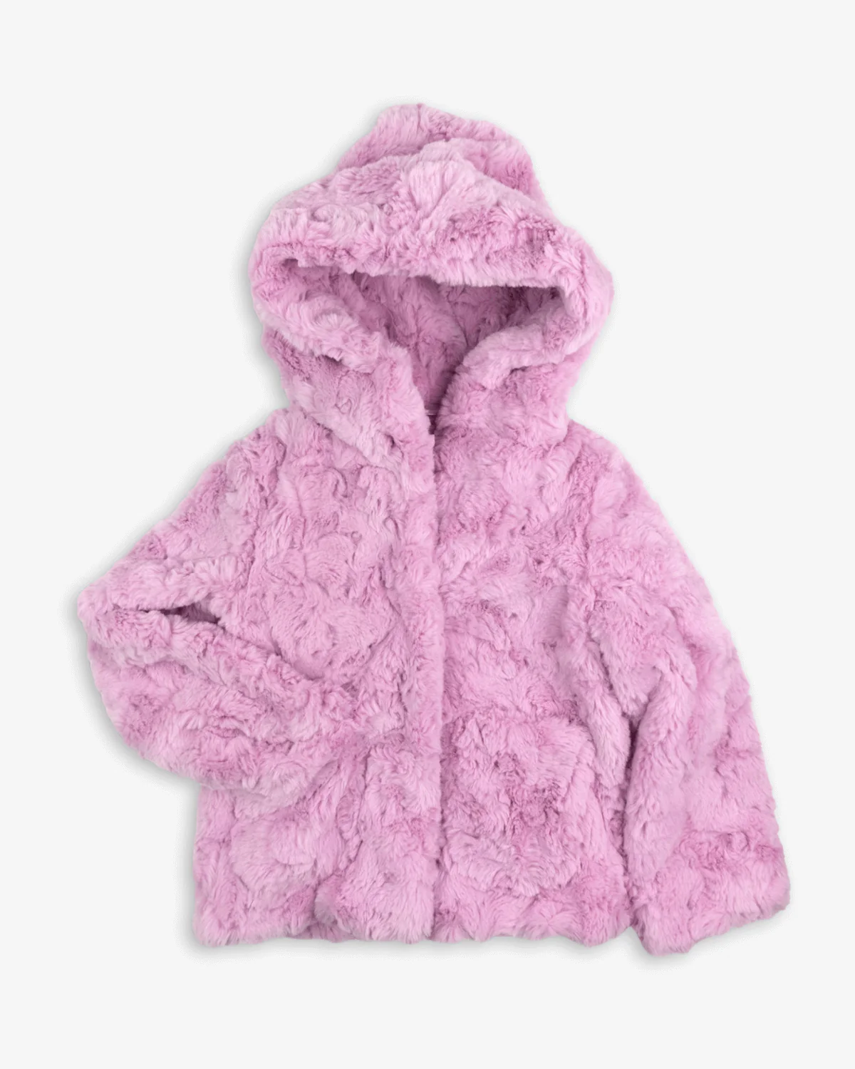 Image of Pink Mousse Cleo Faux Fur Coat