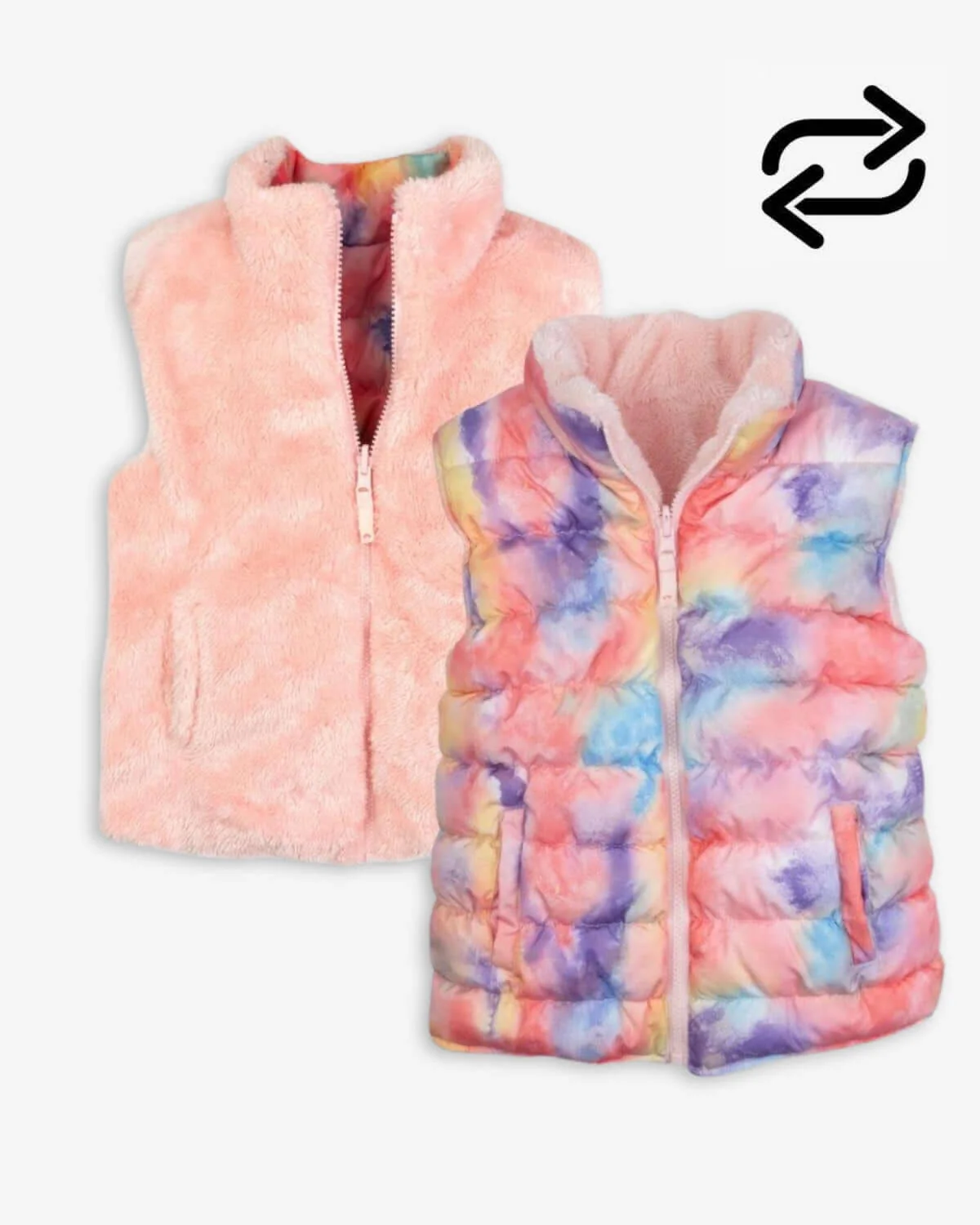 Image of 2-in-1 Candy Cloud Reversible Vest