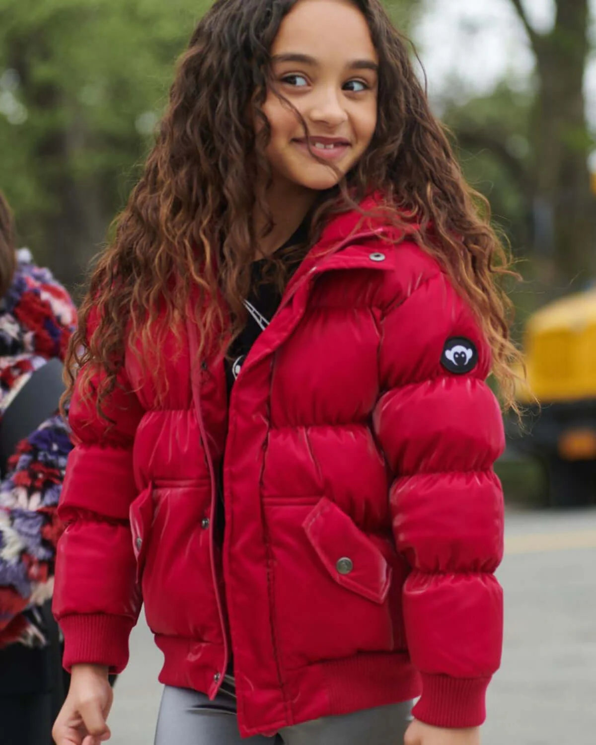 Image of Deep Pink Puffy Coat