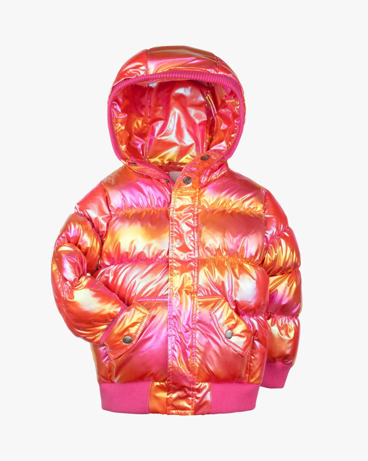 Image of Citrus Sparkle Puffy Coat