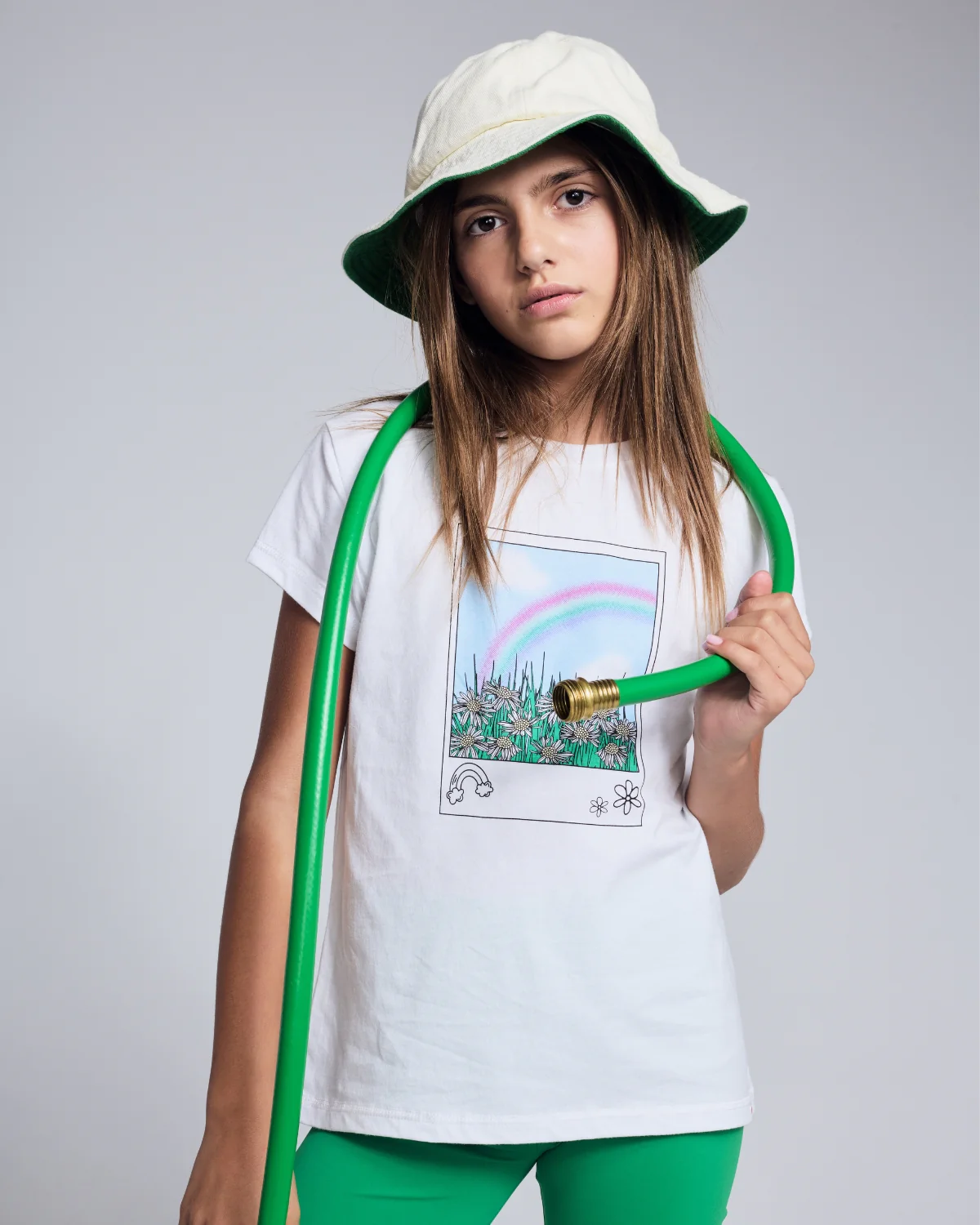 Image of Polaroid White Circle Tee