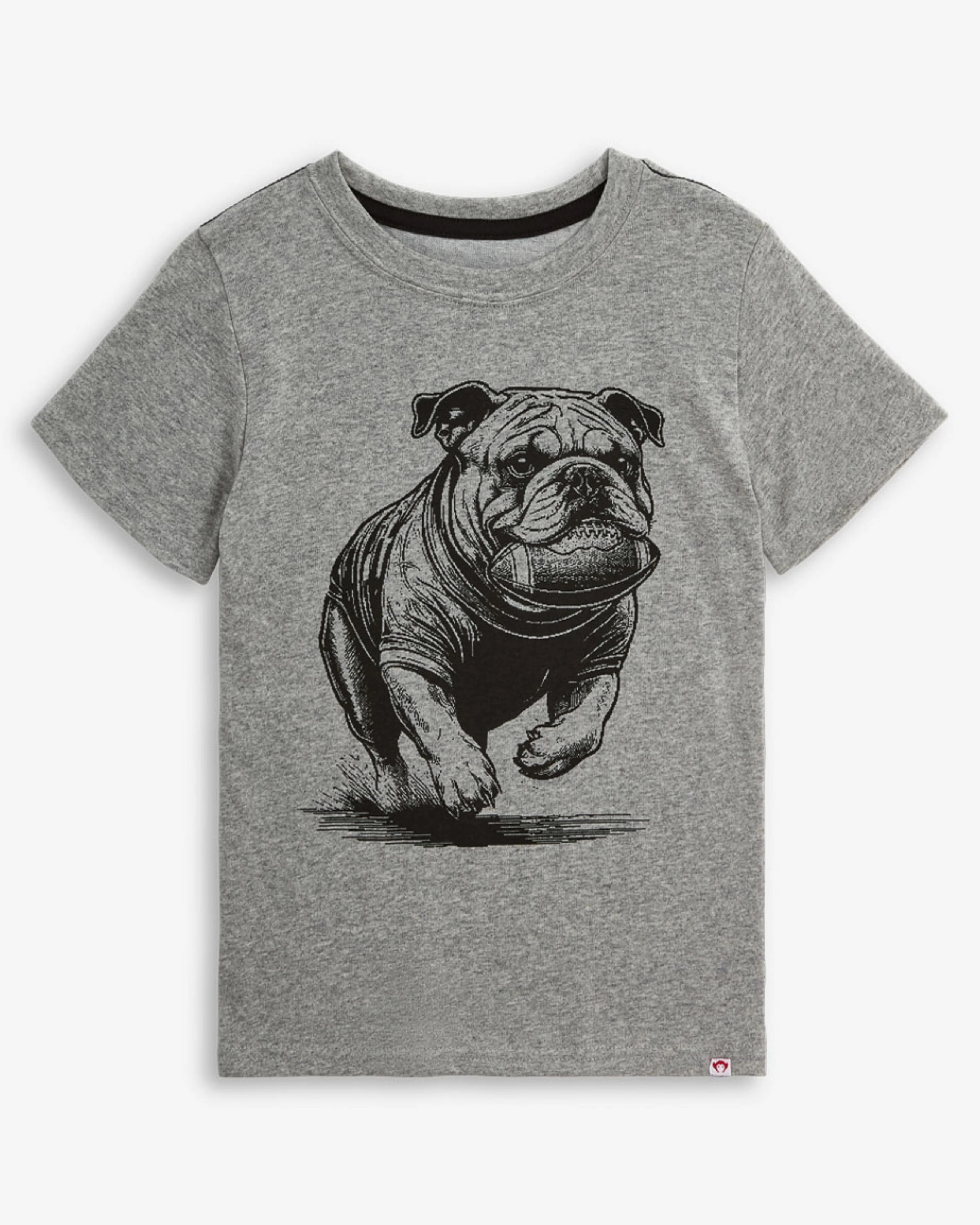 Image of Mascot Grey Graphic Short Sleeve Tee
