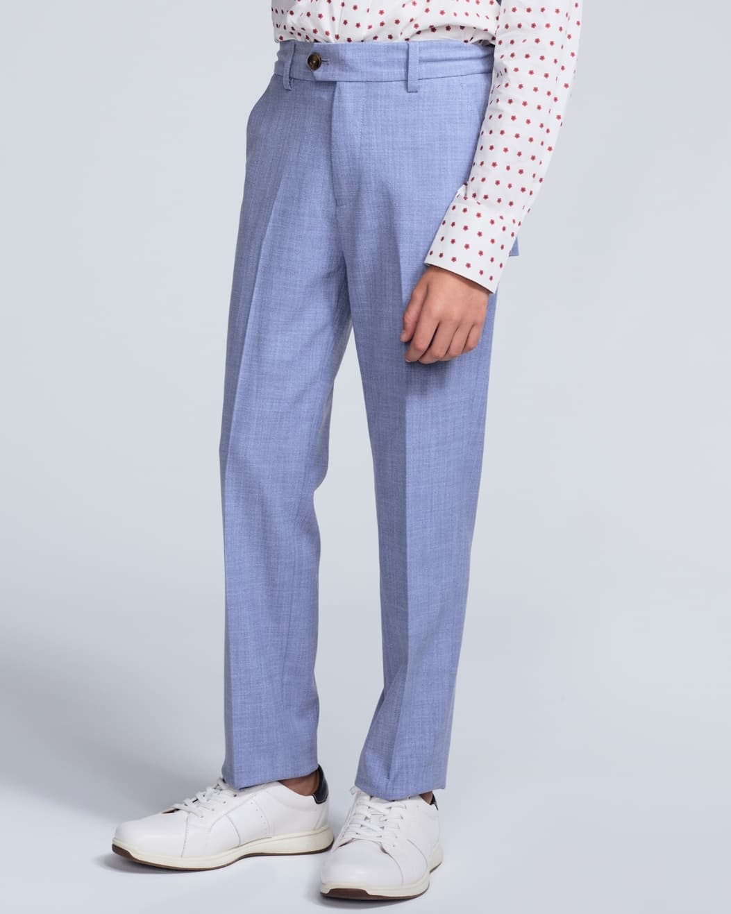 Boys Blue Suit Pants