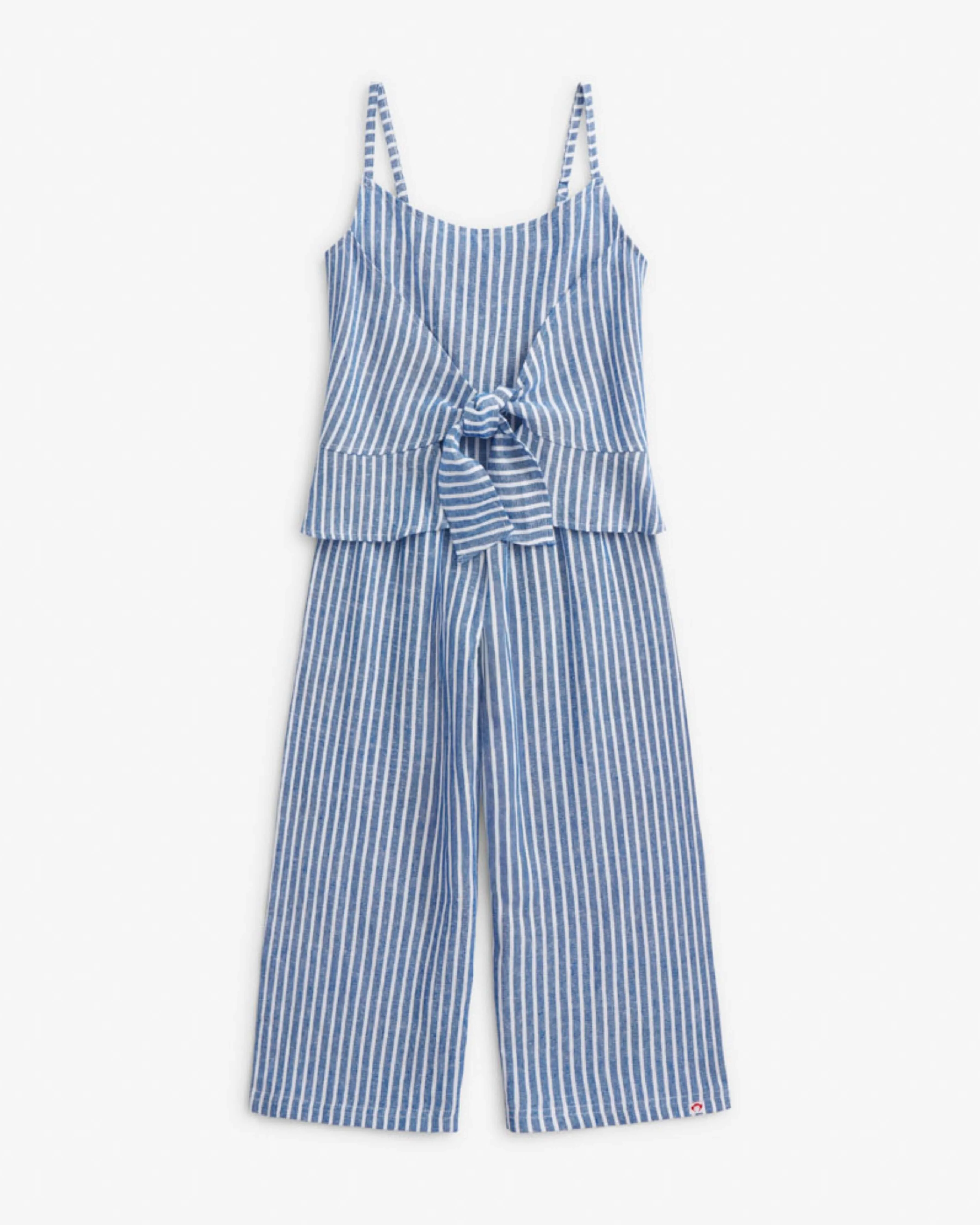Image of Canopy Stripe Blue Jumpsuit