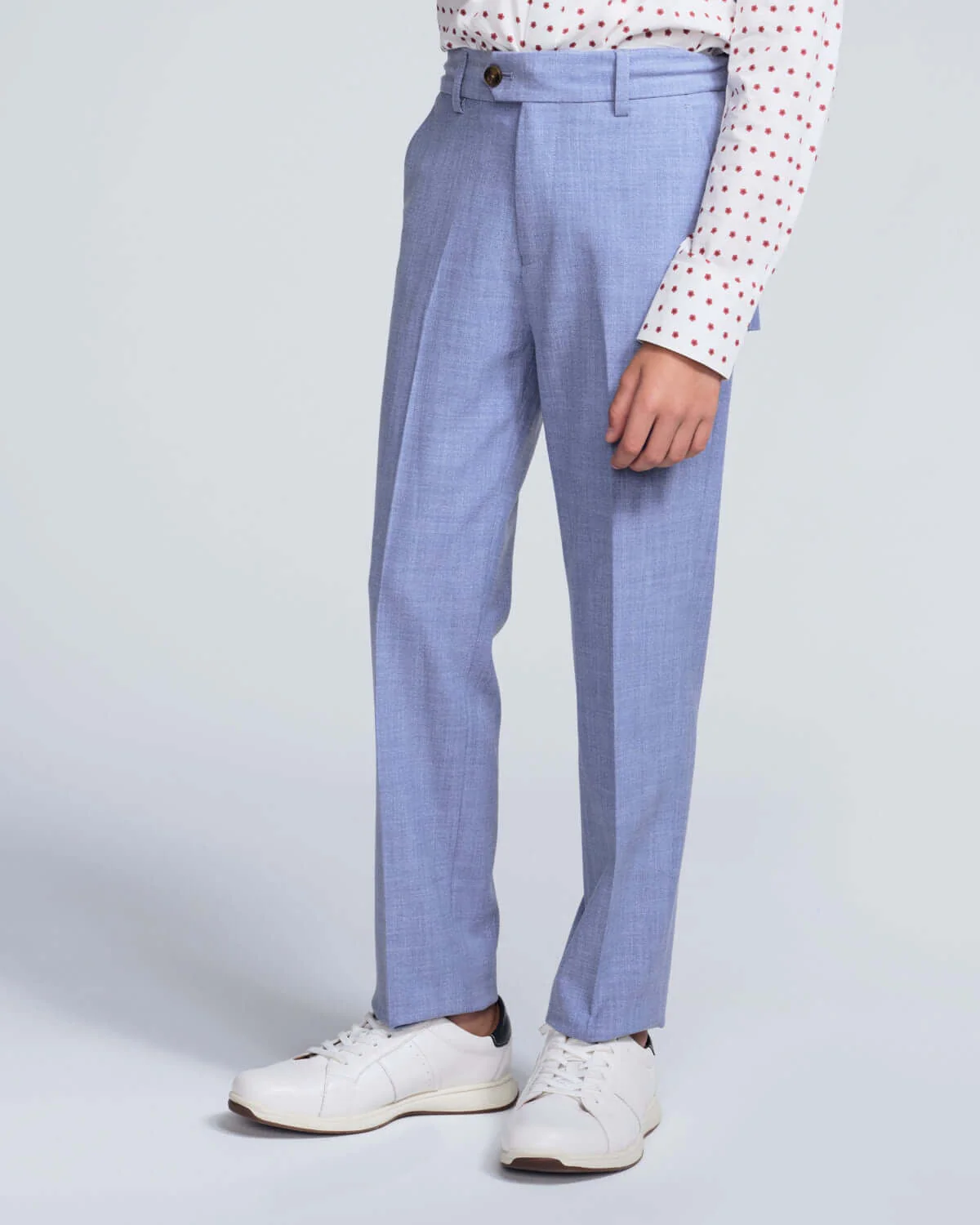 Image of Pacific Blue Stretchy Mod Suit Pants