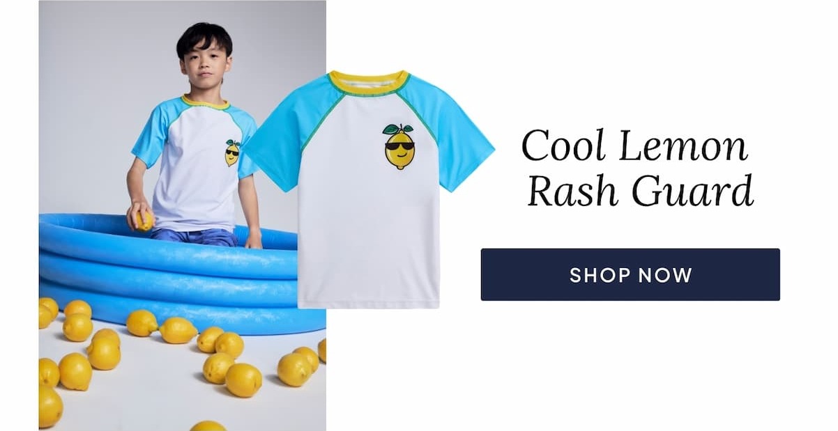 Cool lemon rash guard