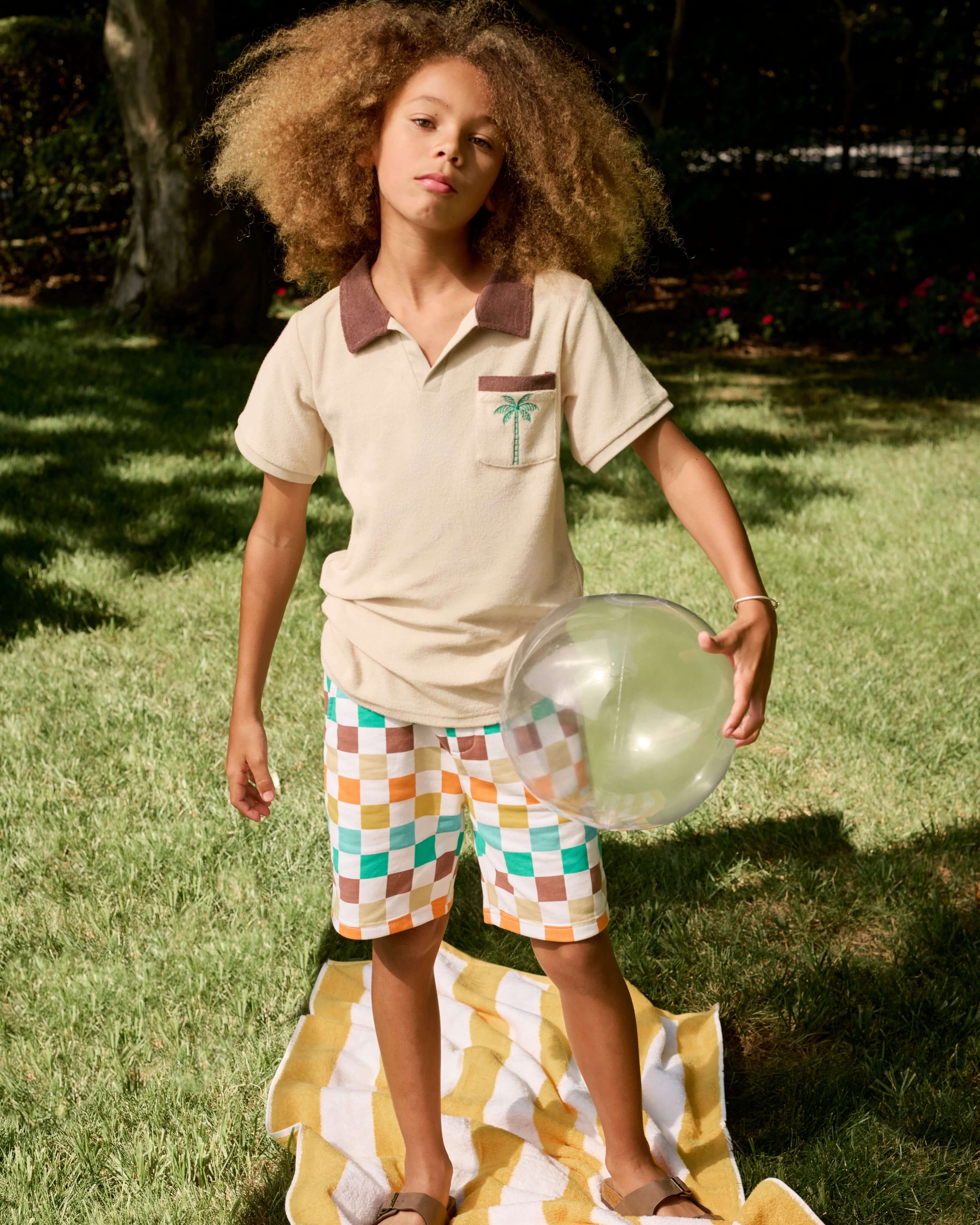 Image of Tropic Checkerboard Preston Shorts
