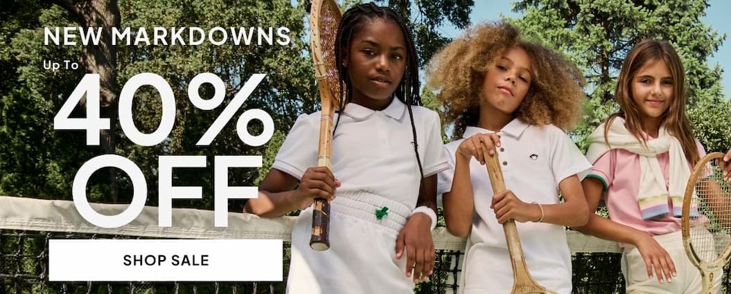 New markdowns up to 40% off