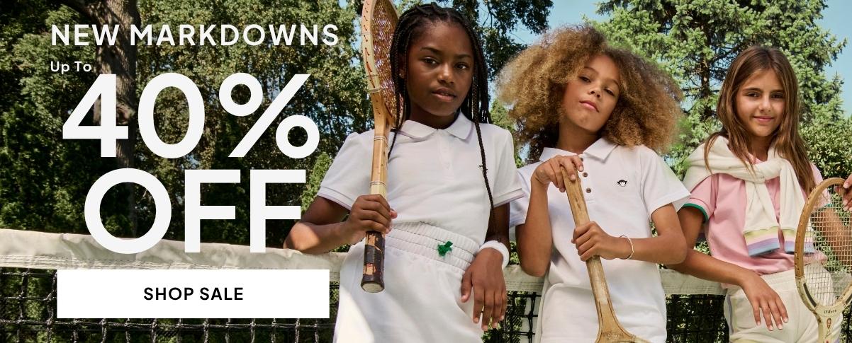 New markdowns up to 40% off
