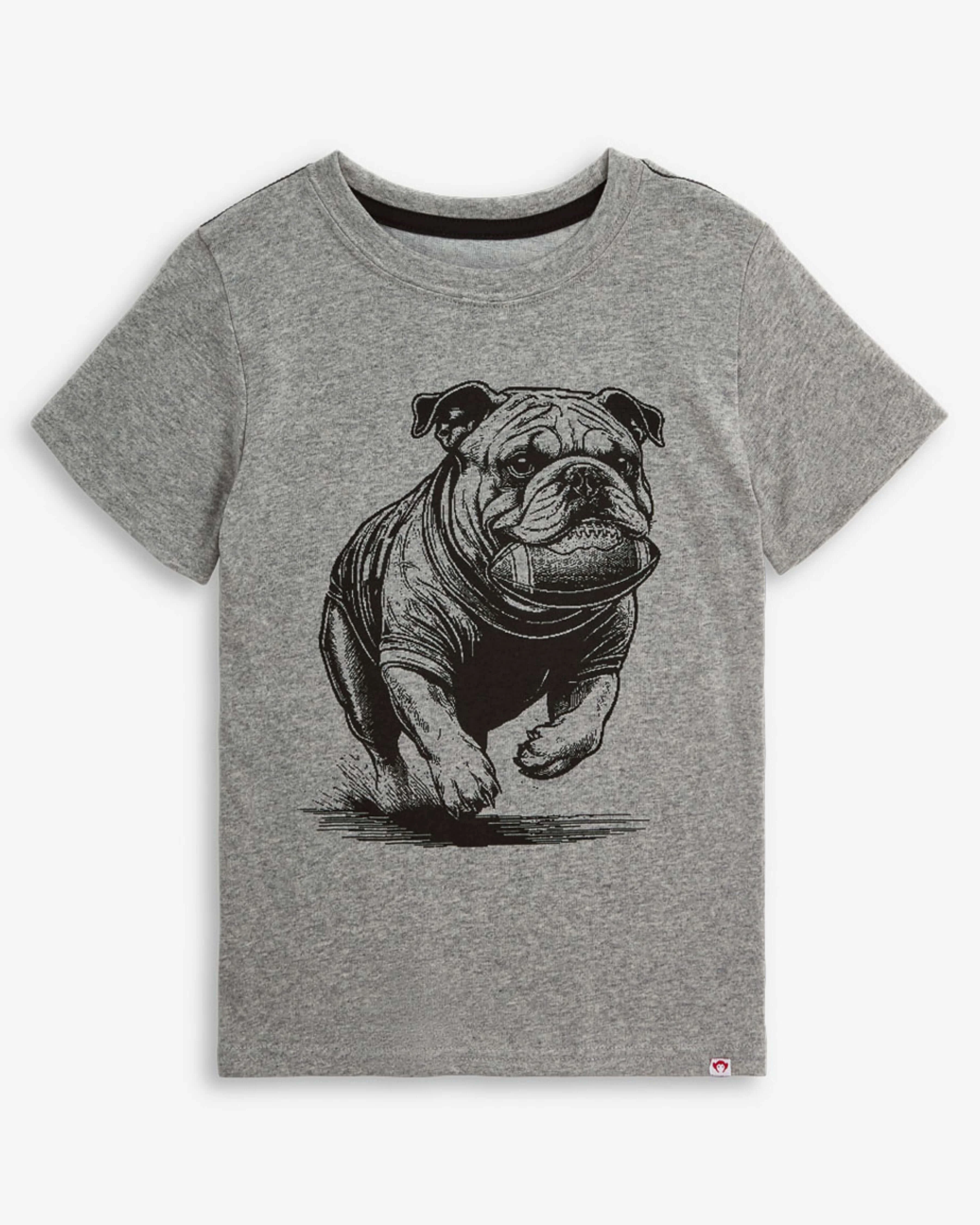 Image of Mascot Grey Graphic Short Sleeve Tee