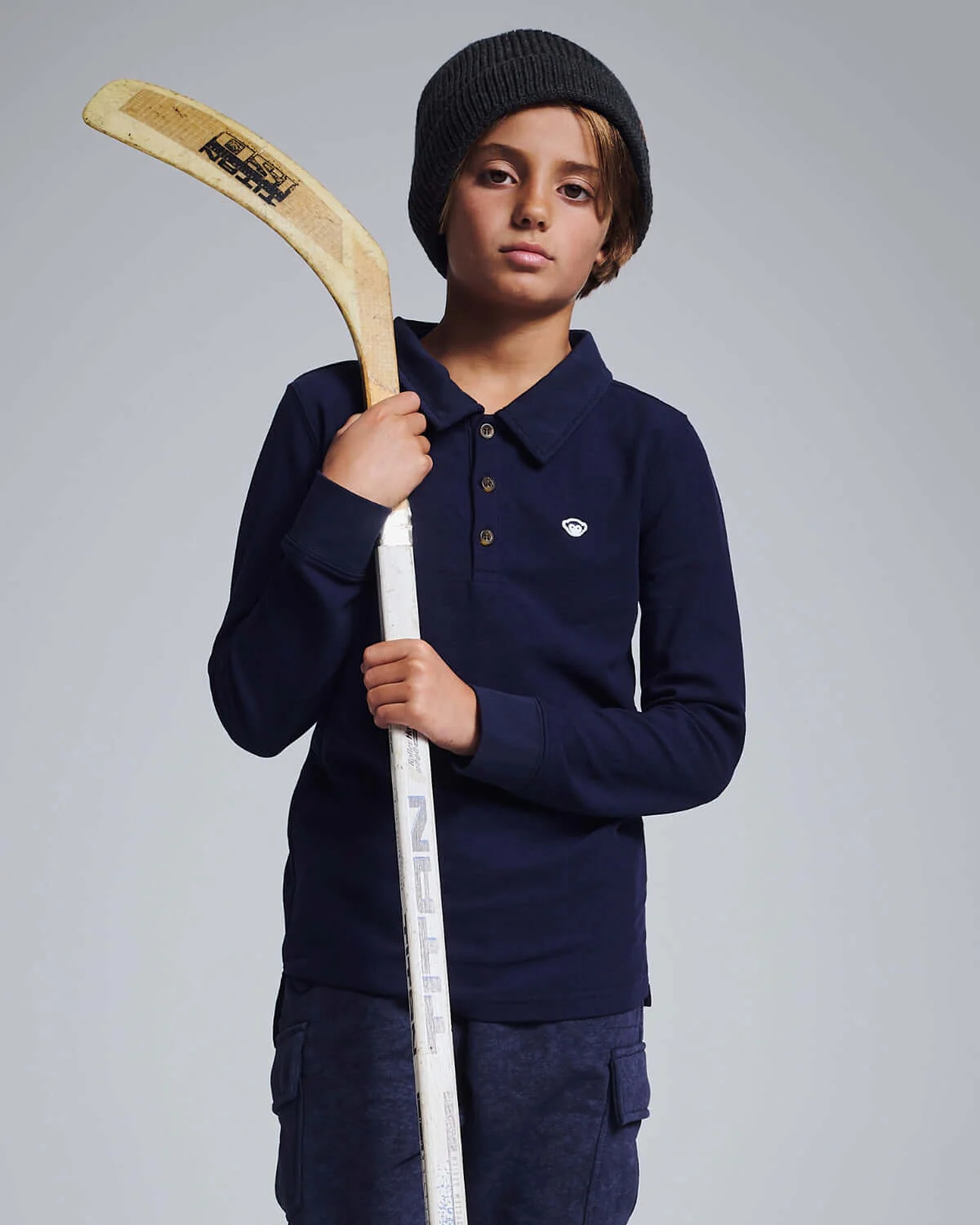 Image of Navy Blue Parker Polo