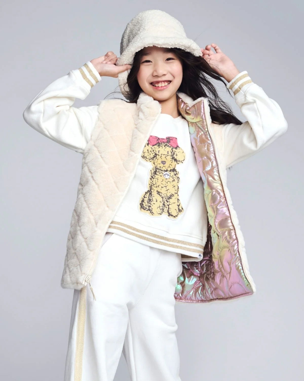 Image of Cream Bianca Graphic Sweatshirt