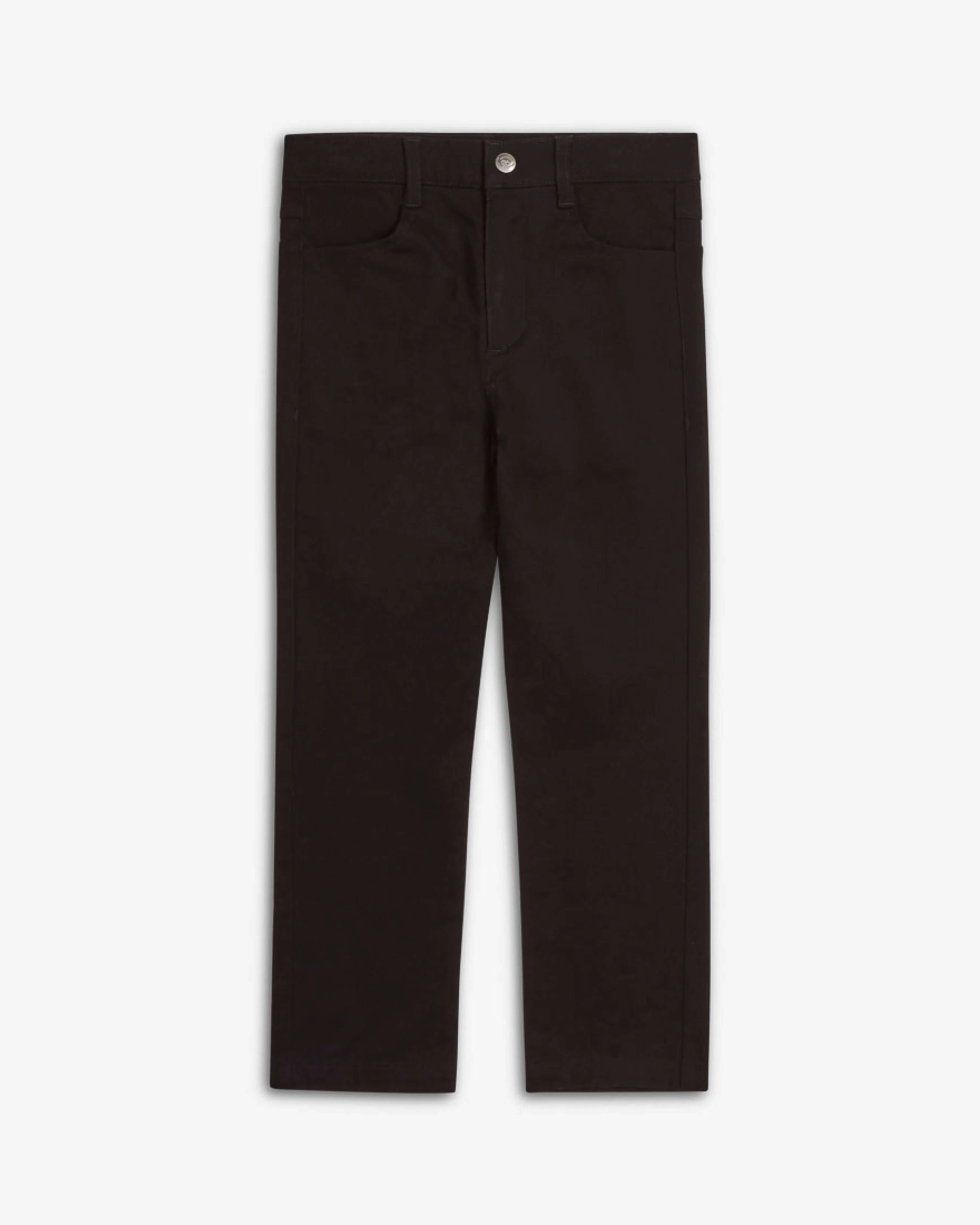 Image of Black Commuter Twill Pants