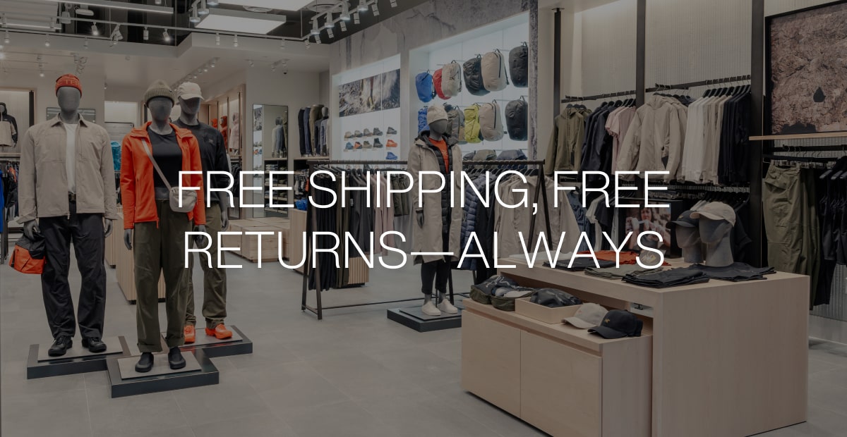 Free shipping, free returns - always