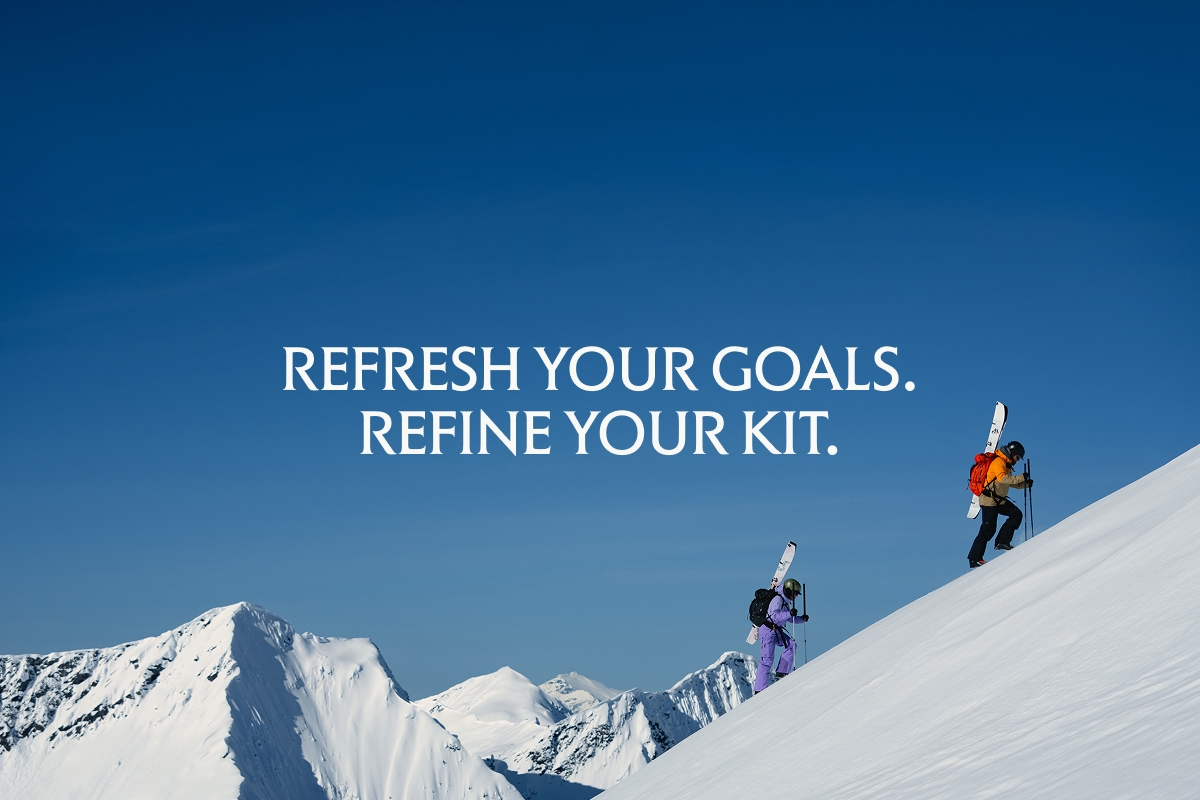 REFRESH YOUR GOALS. REFINE YOUR KIT.