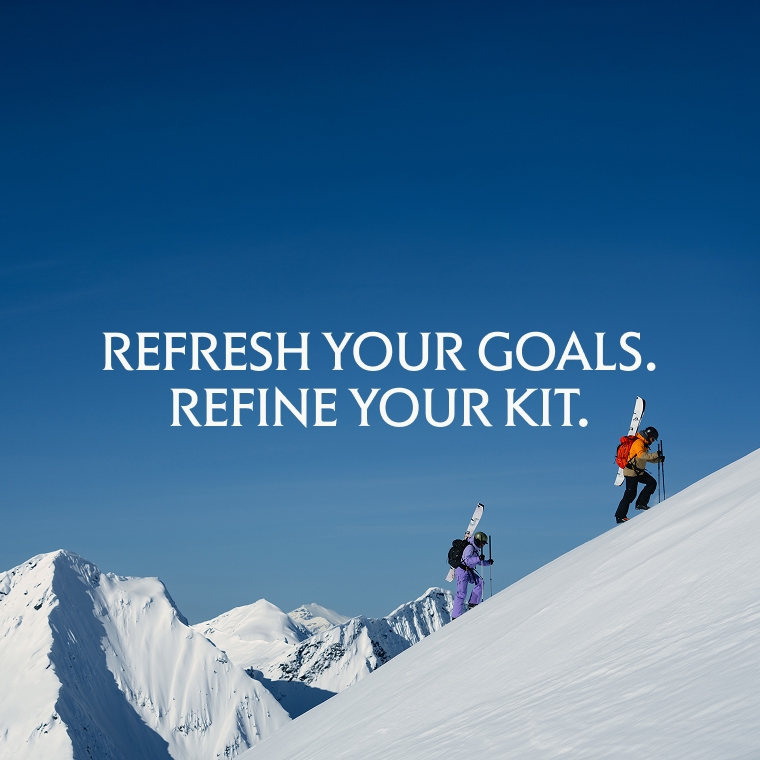 REFRESH YOUR GOALS. REFINE YOUR KIT.