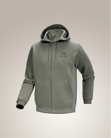 Emblem Fleece Full Zip Hoody Men's
