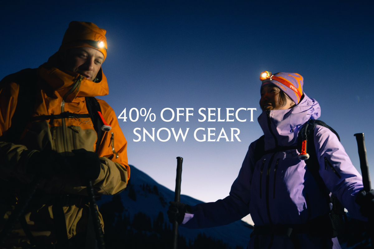 40% off select snow gear