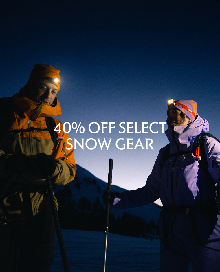 40% off select snow gear