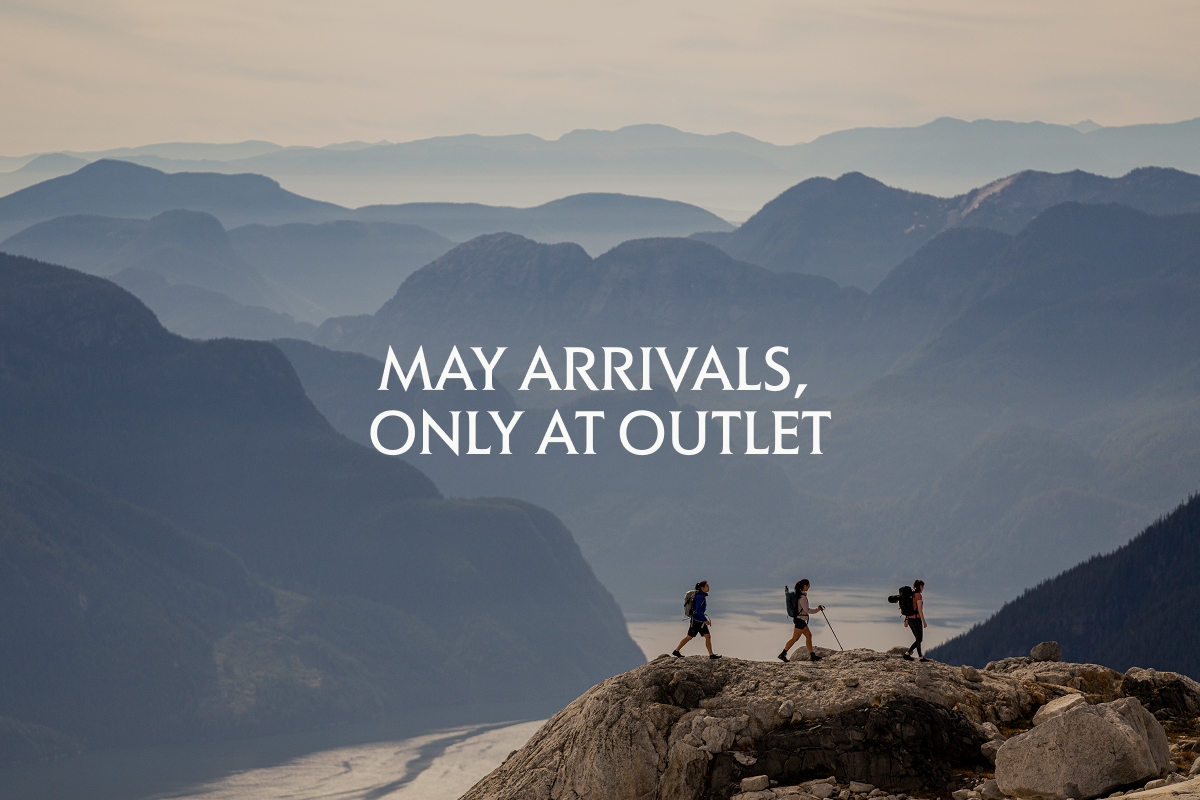 May arrivals, only at Outlet