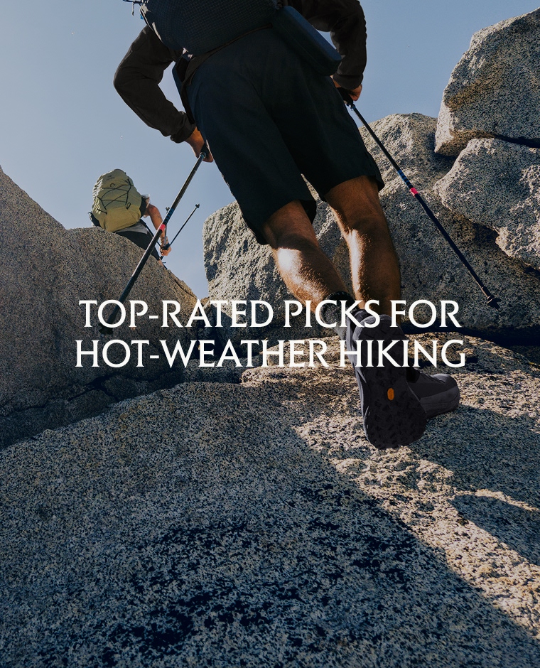 Top-rated picks for hot-weather hiking