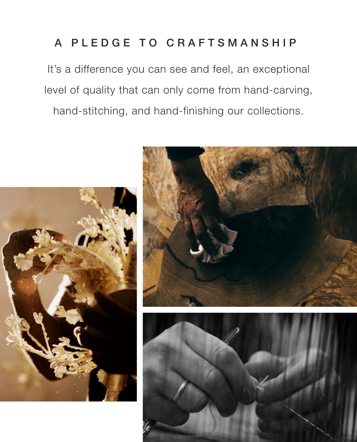 A Pledge to Craftsmanship