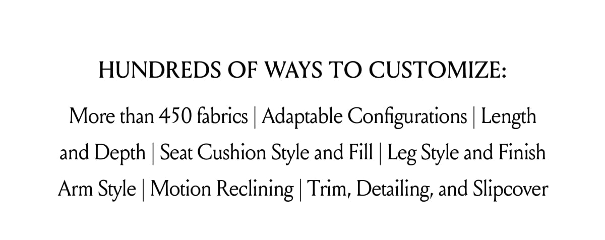 Customize Your Perfect Piece
