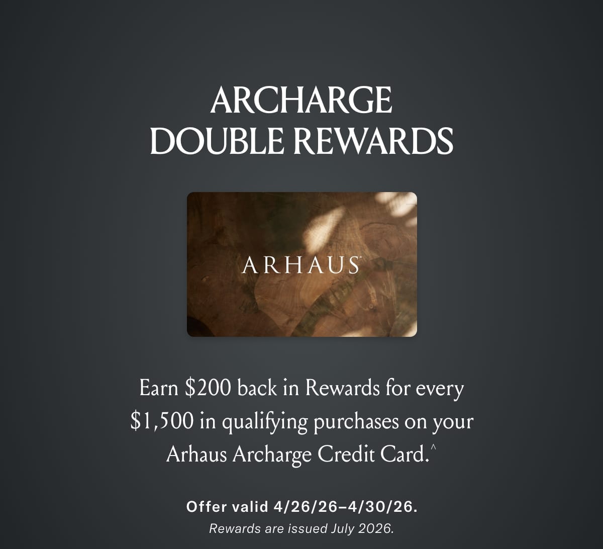 Archarge Double Rewards