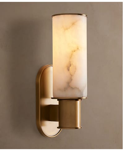 Harlin Sconce In Alabaster