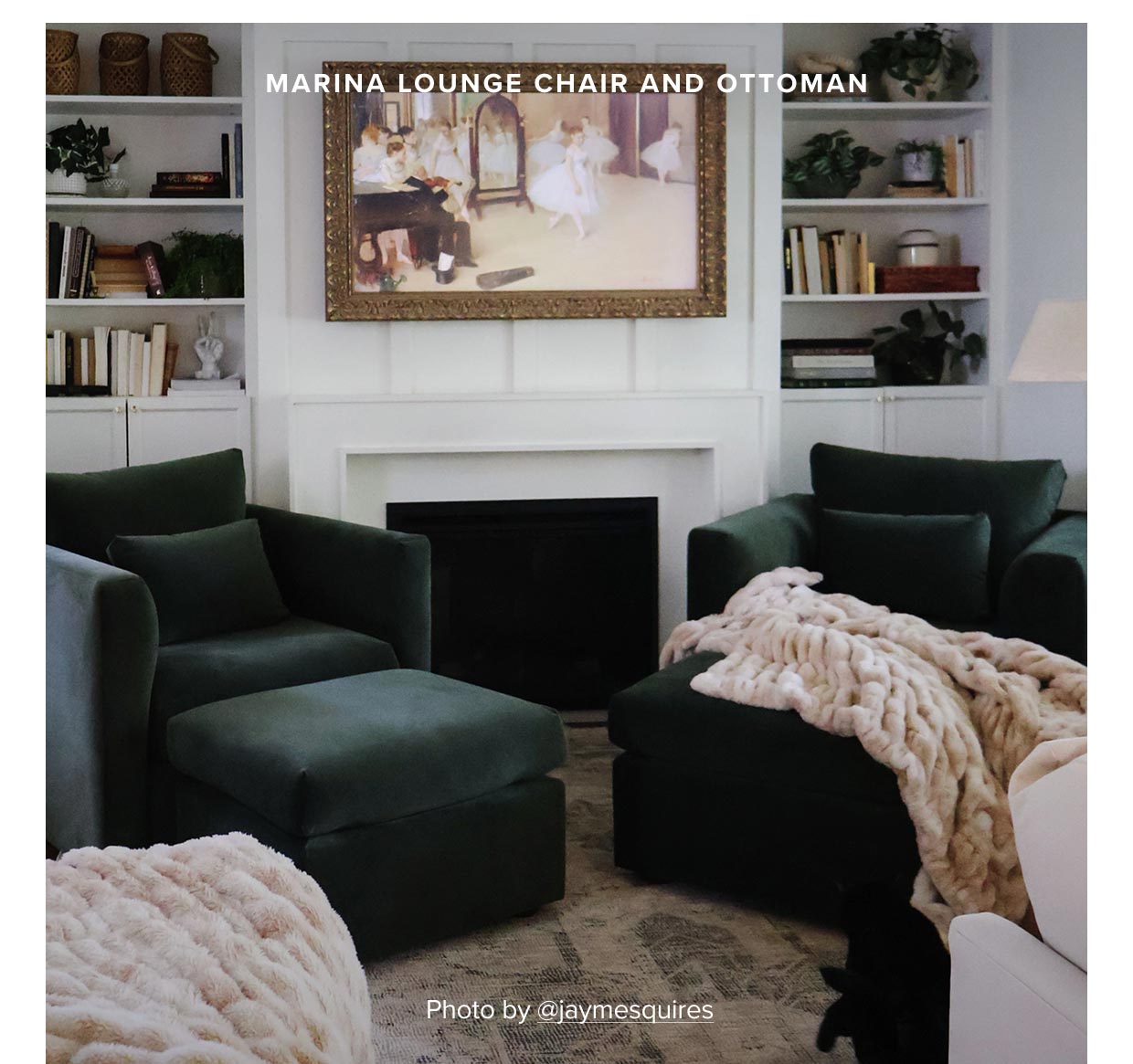 Marina Lounge Chair and Ottoman.