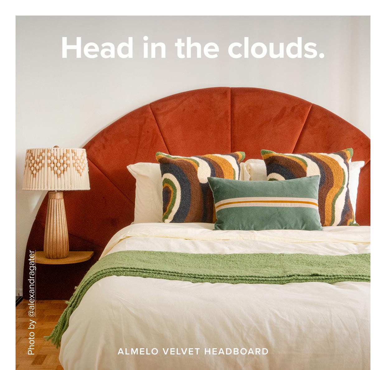 Head in the clouds.