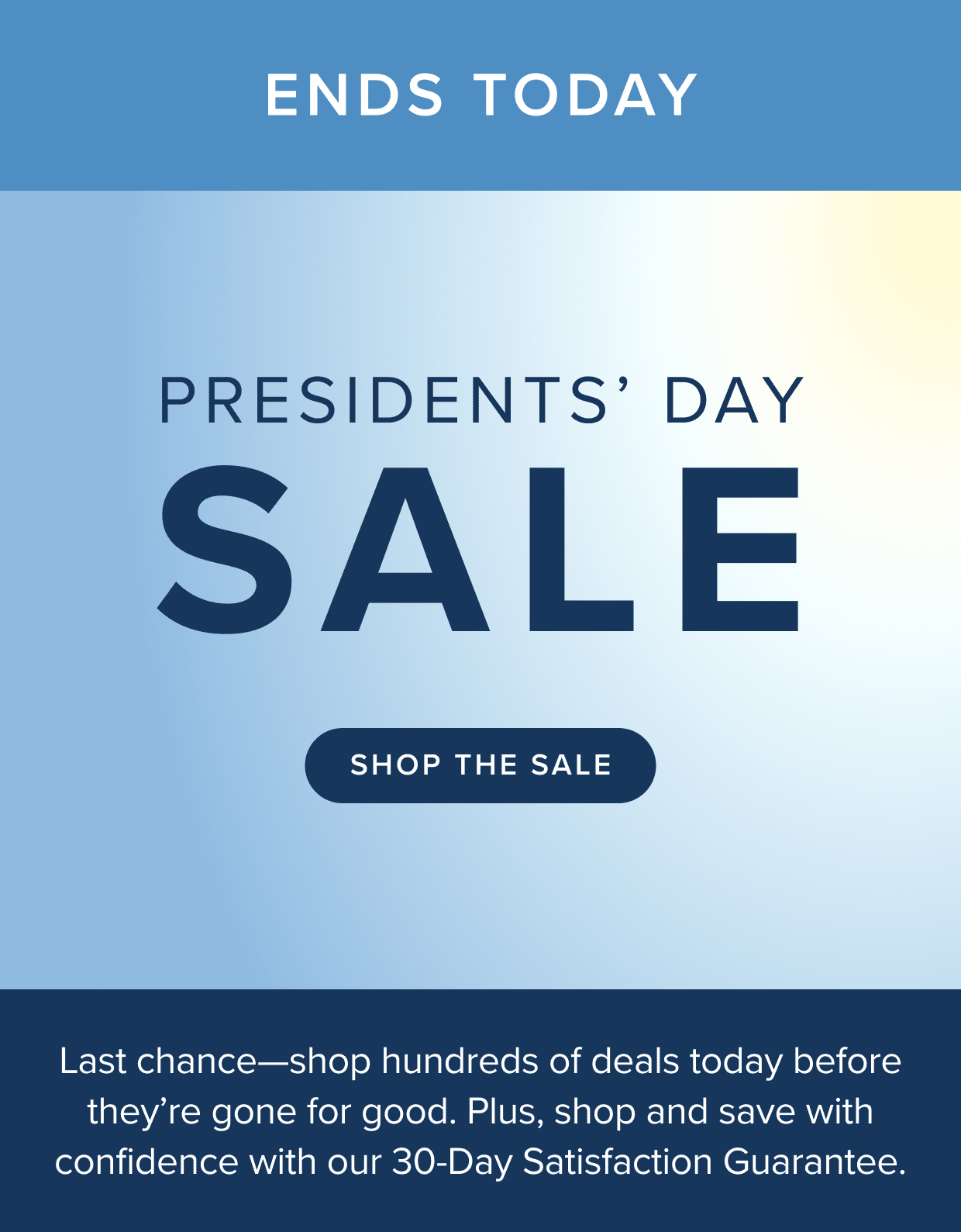 Up to 40% off ends today. Shop now.
