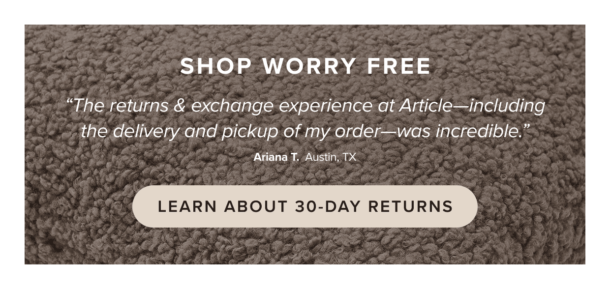 Shop Worry Free.