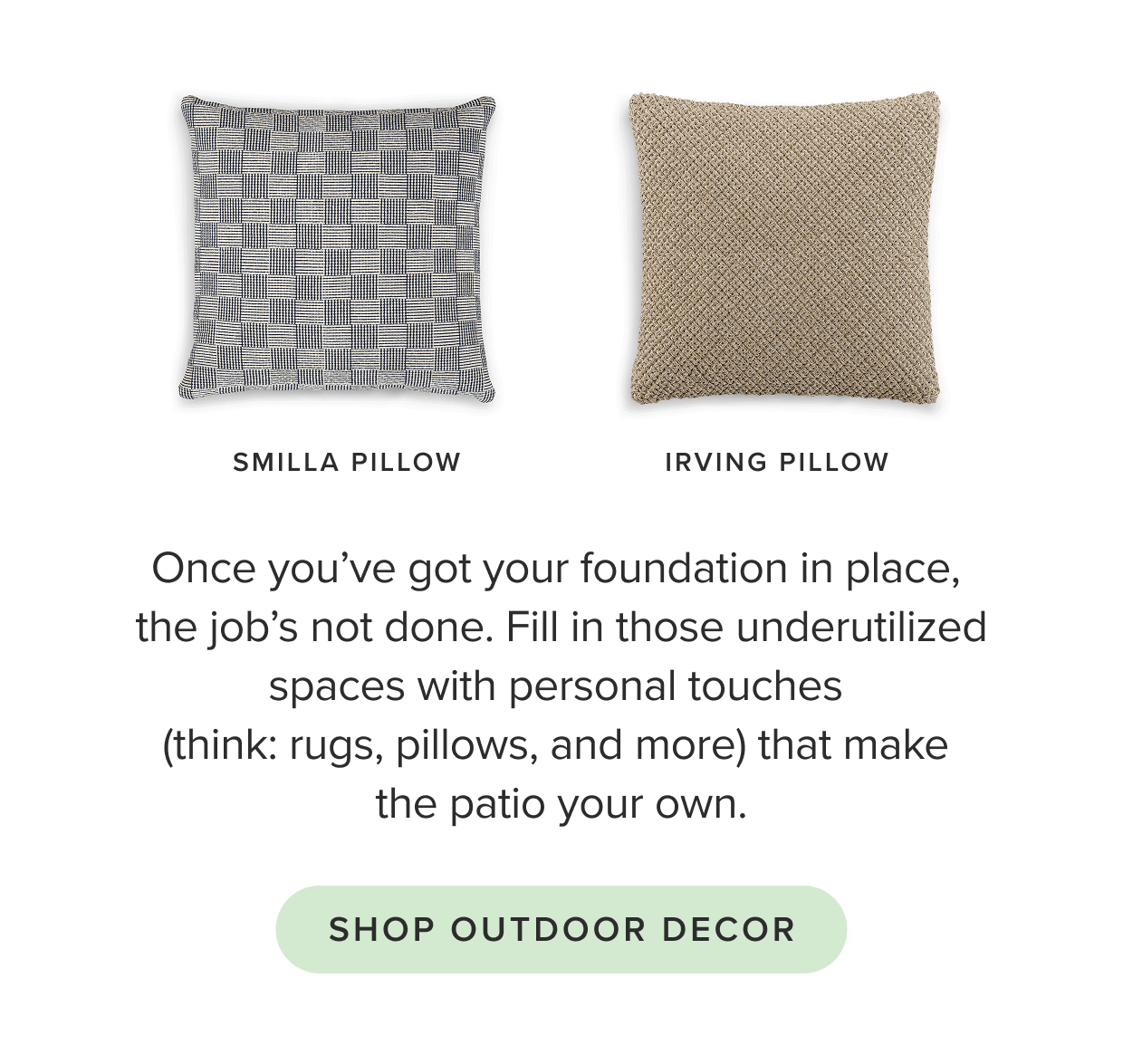 Shop Outdoor Decor.