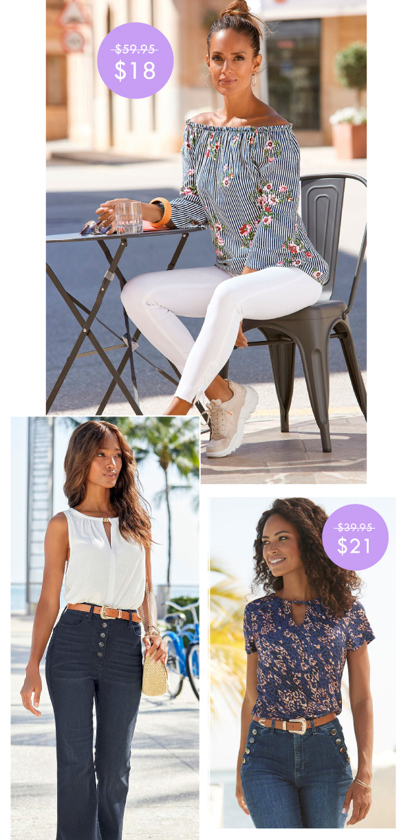 Today only: 40% off tops + pants! SHOP NOW