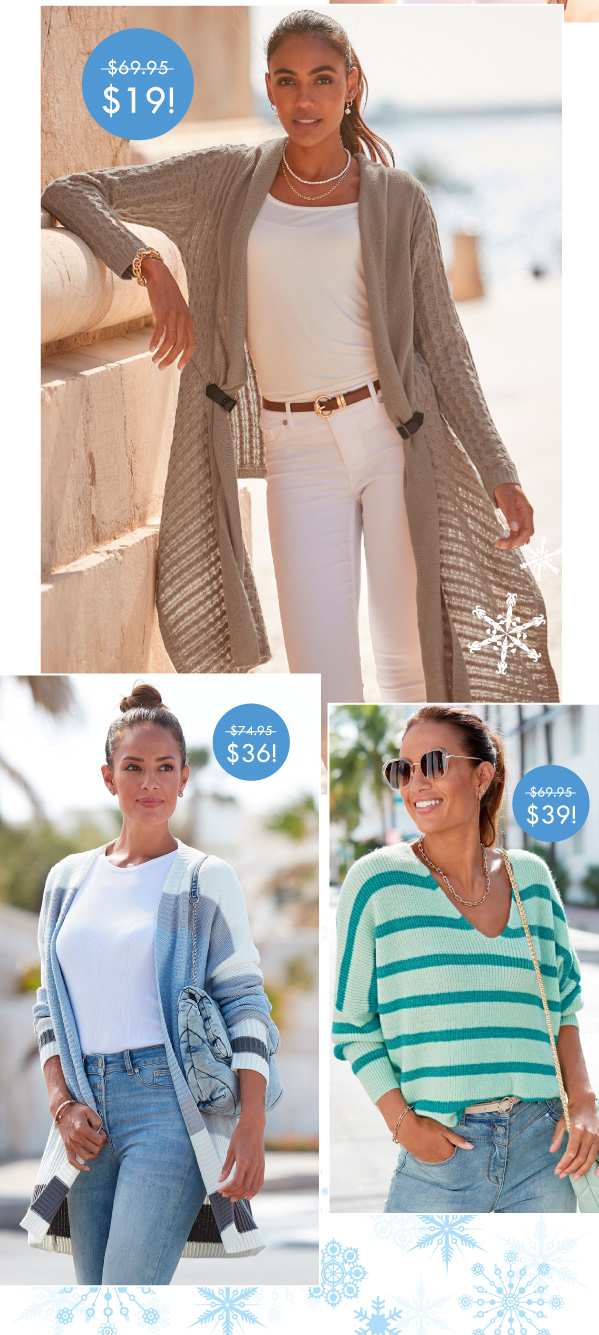 Shop the sweater flash sale!