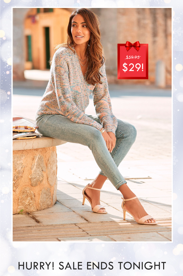 HURRY! SALE ENDS TONIGHT