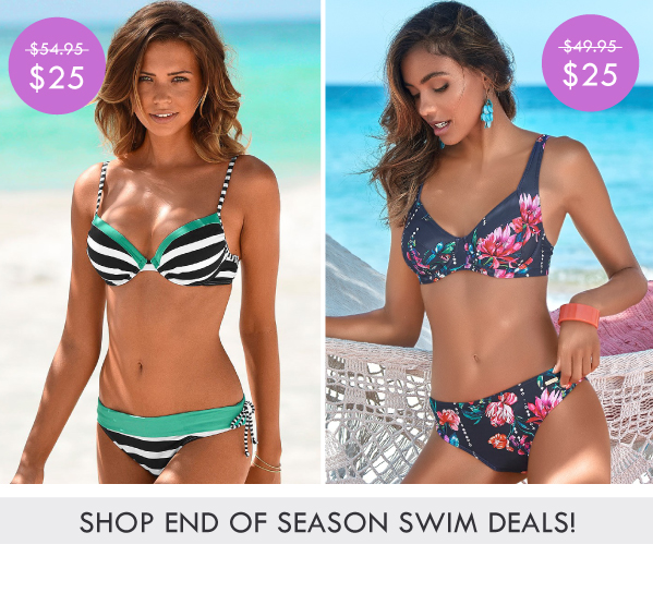 SHOP END OF SEASON SWIM DEALS!