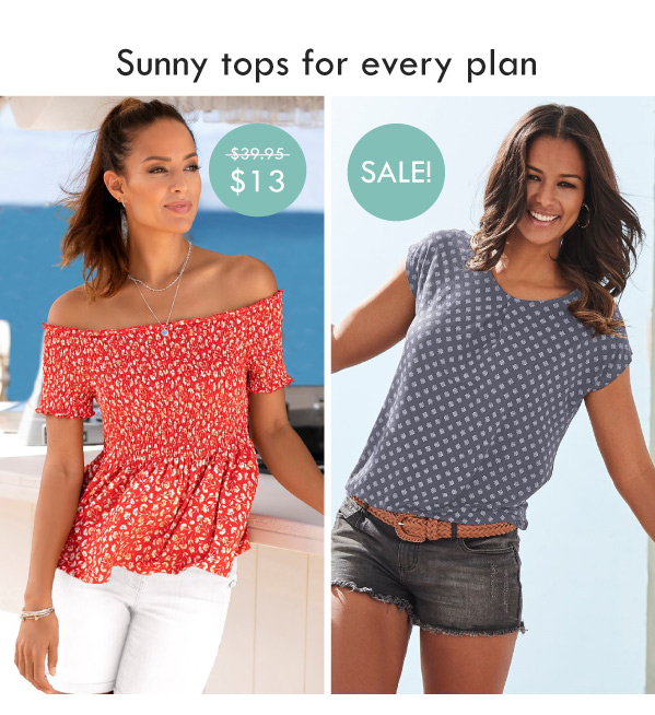 Sunny tops for every plan