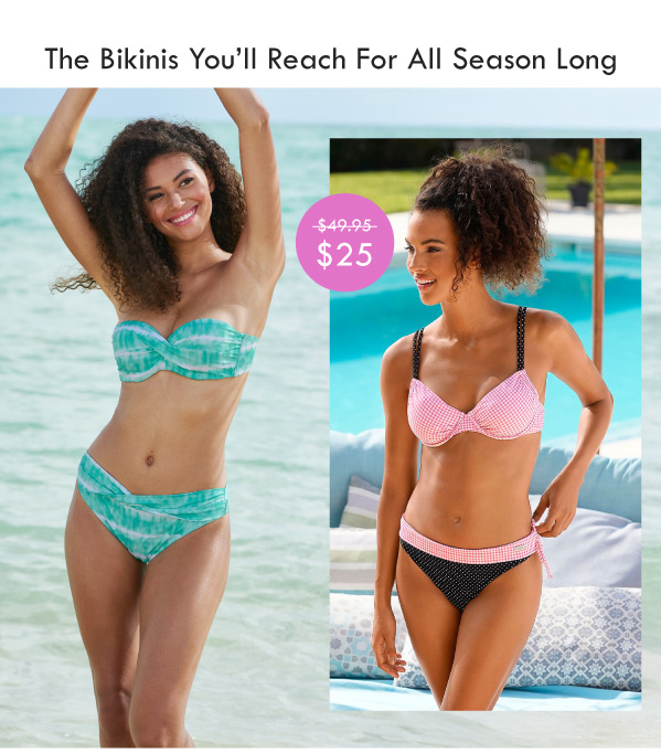 The bikinis you'll reach for all season long