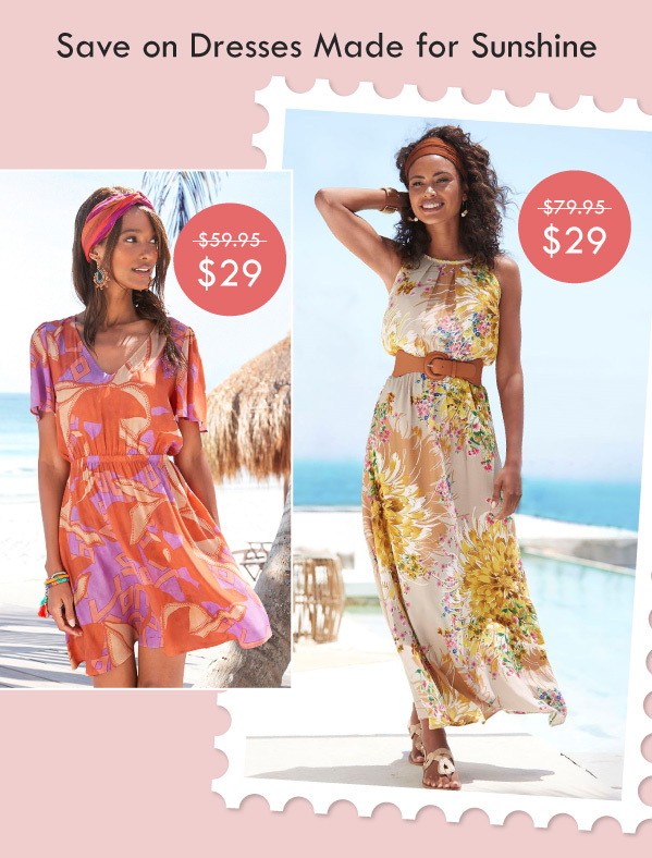 Save on dresses made for sunshine 