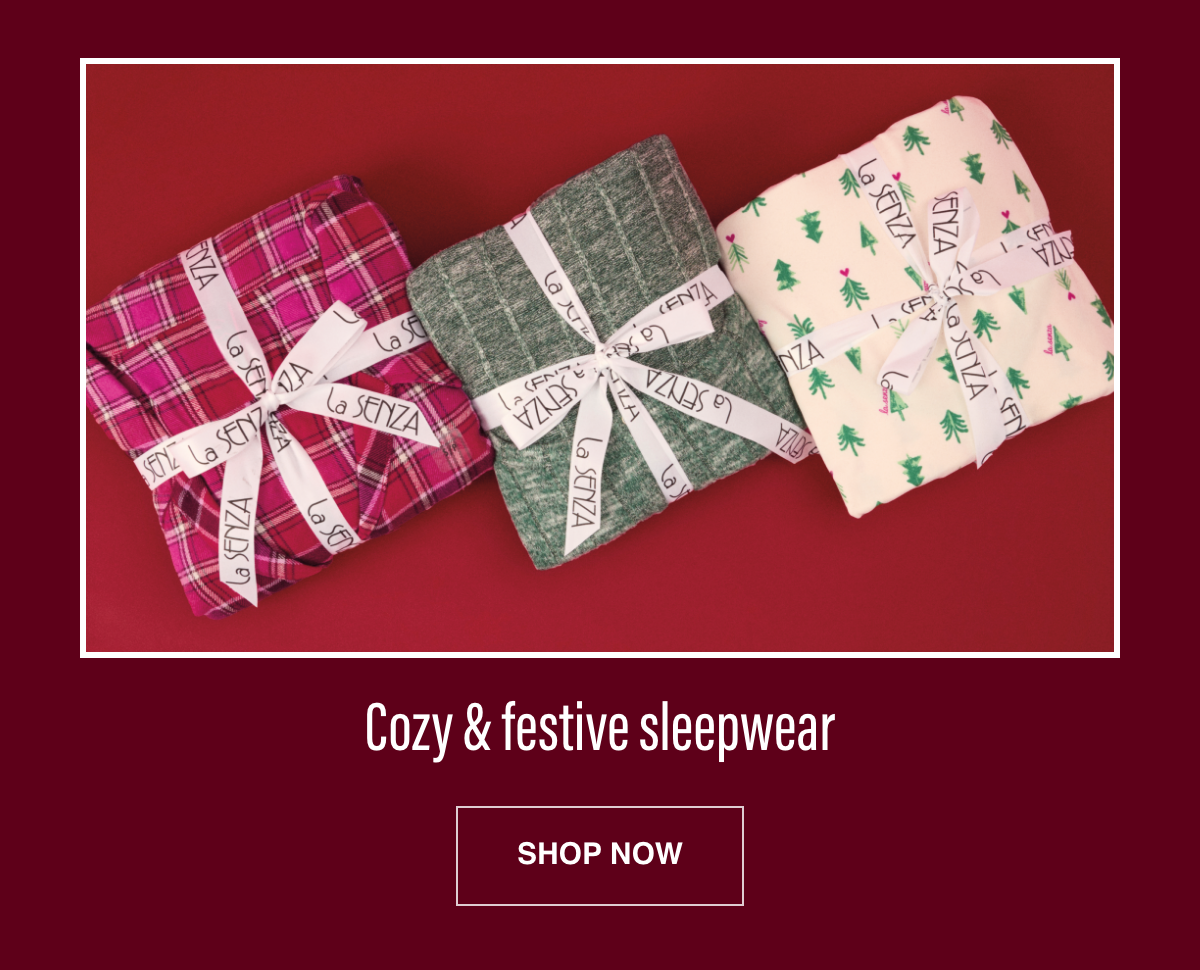 Cozy & festive sleepwear