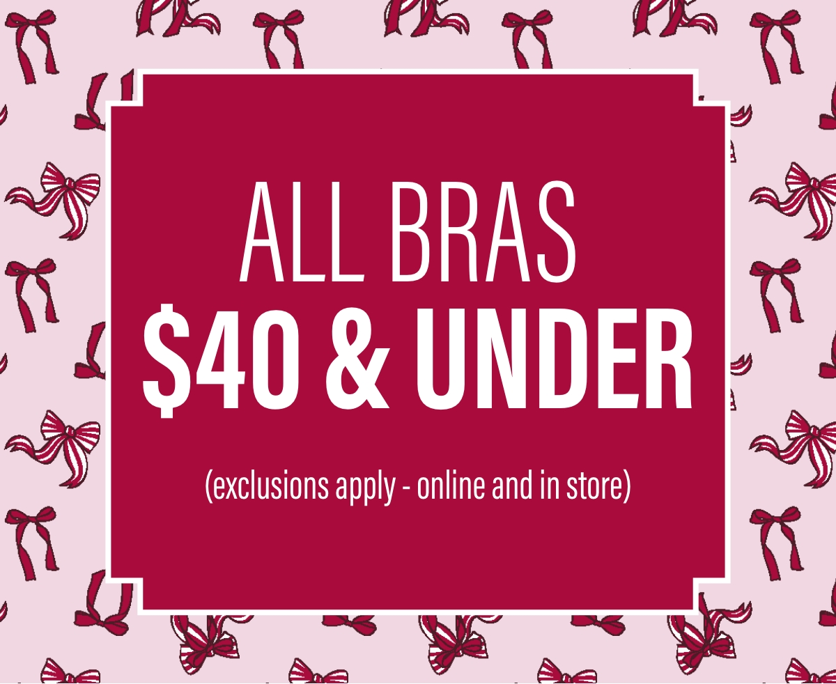 All Bras $40 & Under