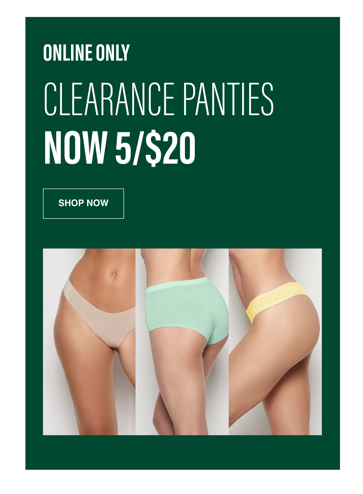CLEARANCE PANTIES