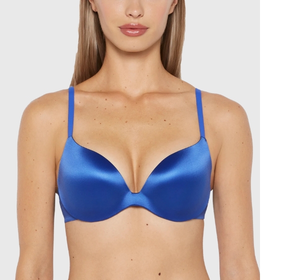 Blue Comfort Push Up Bra