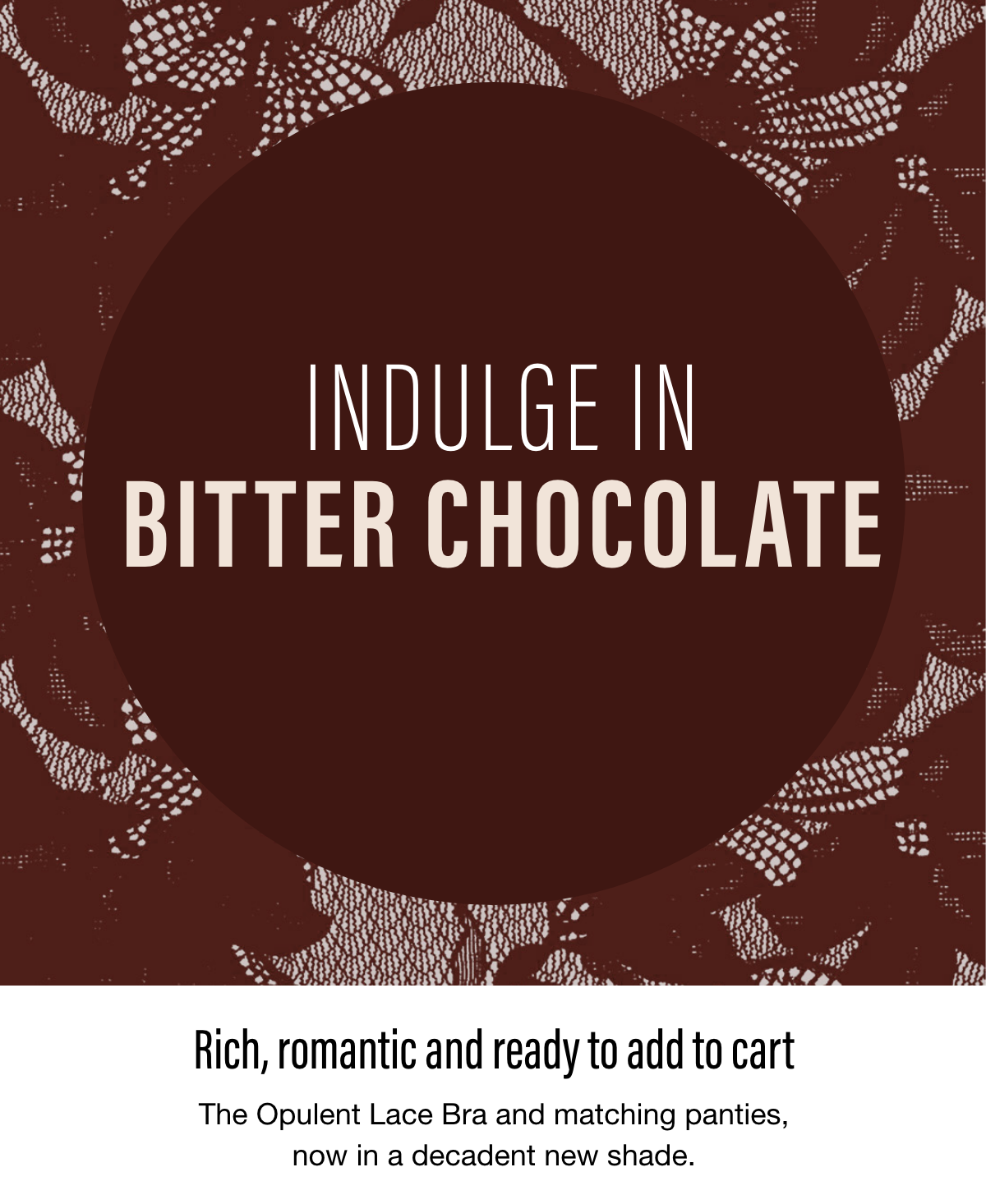 Indulge in Bitter Chocolate