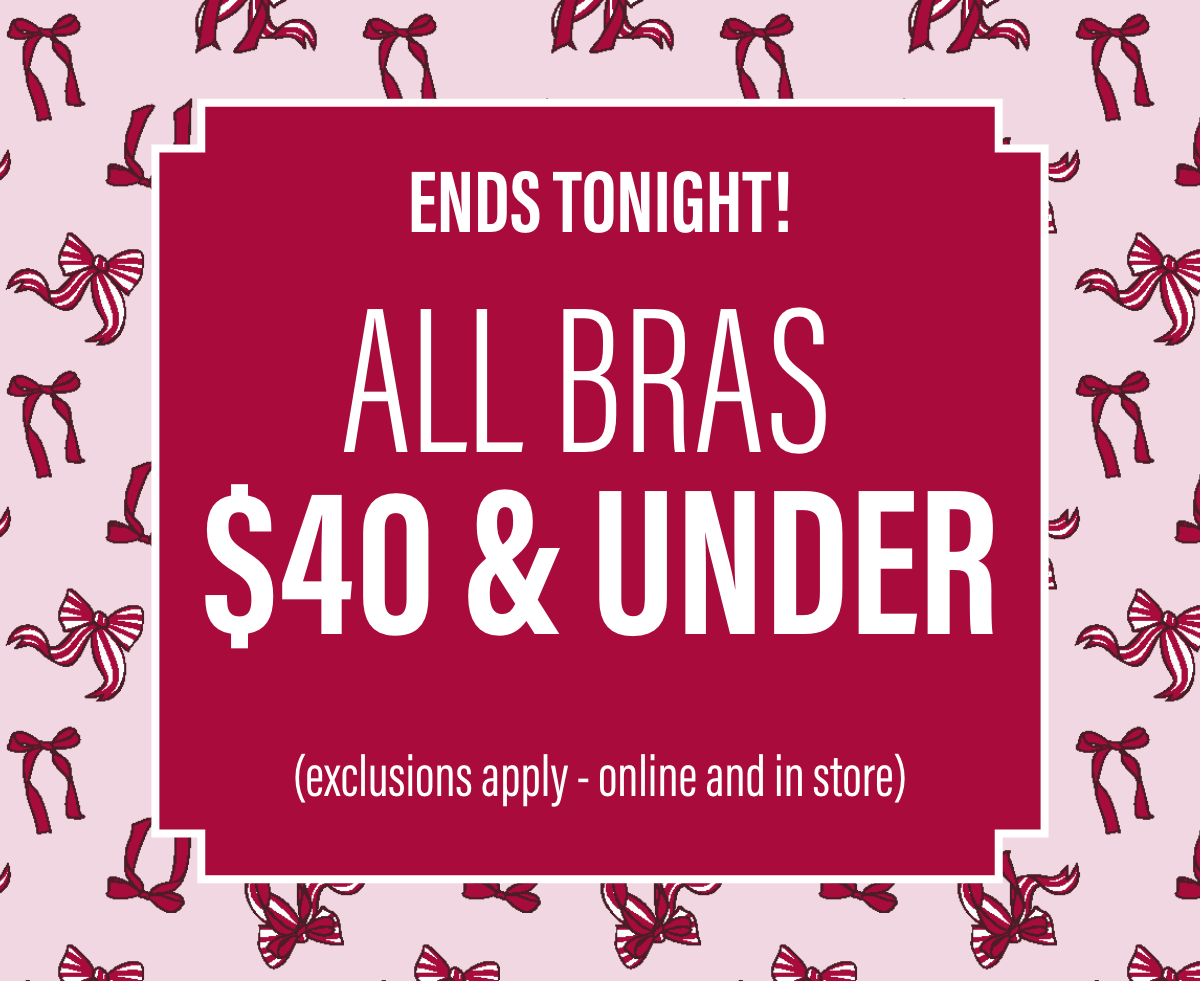 ALL BRAS $40 AND UNDER 