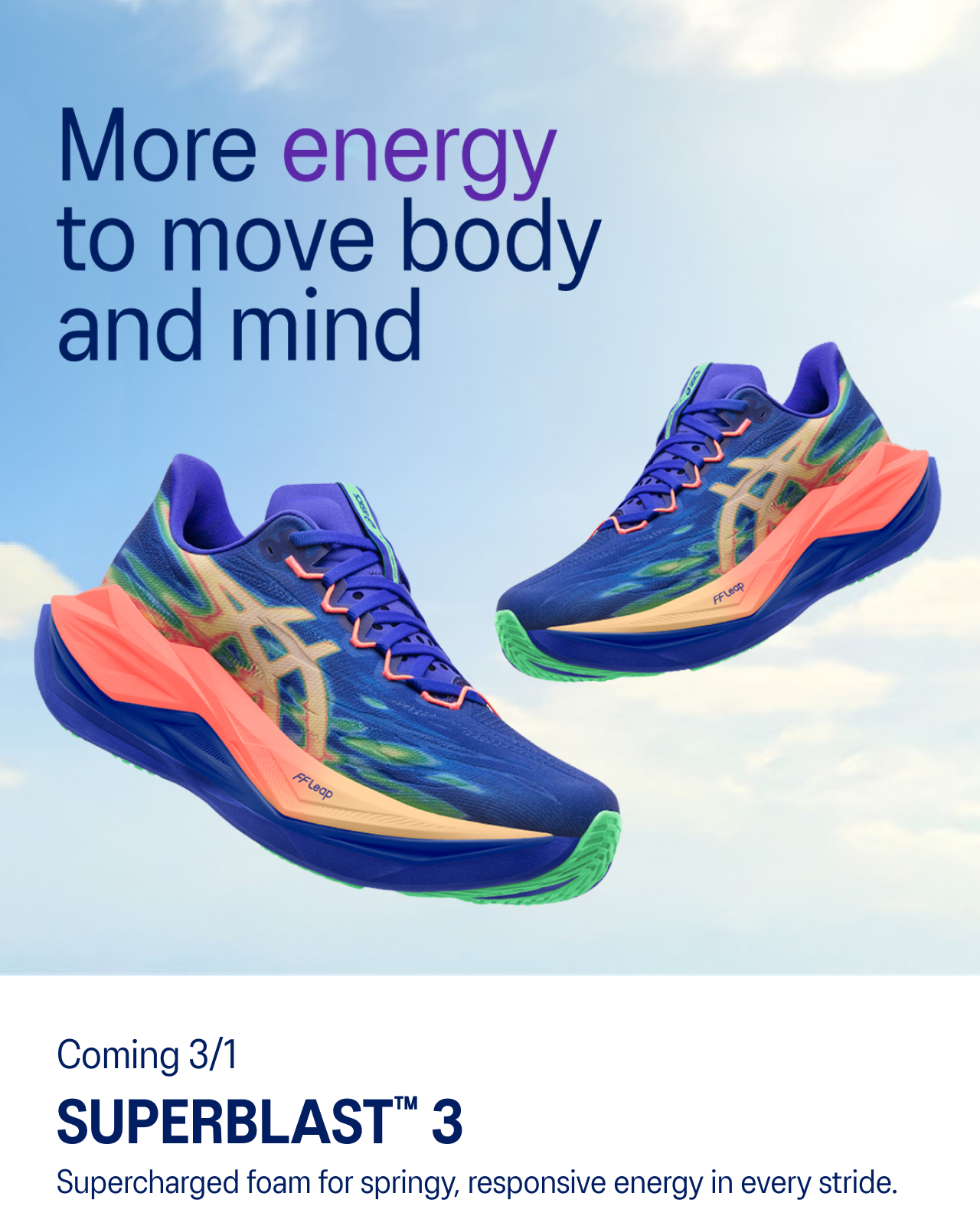 More energy to move your body and mind