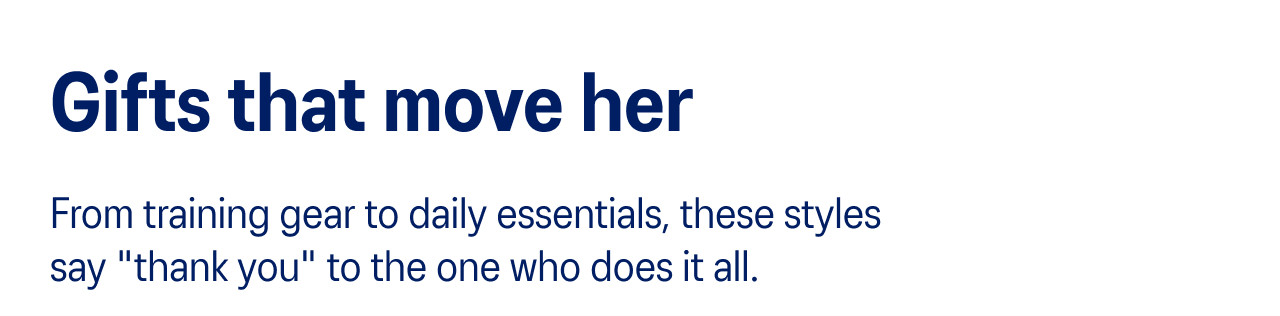 Gifts that move her
