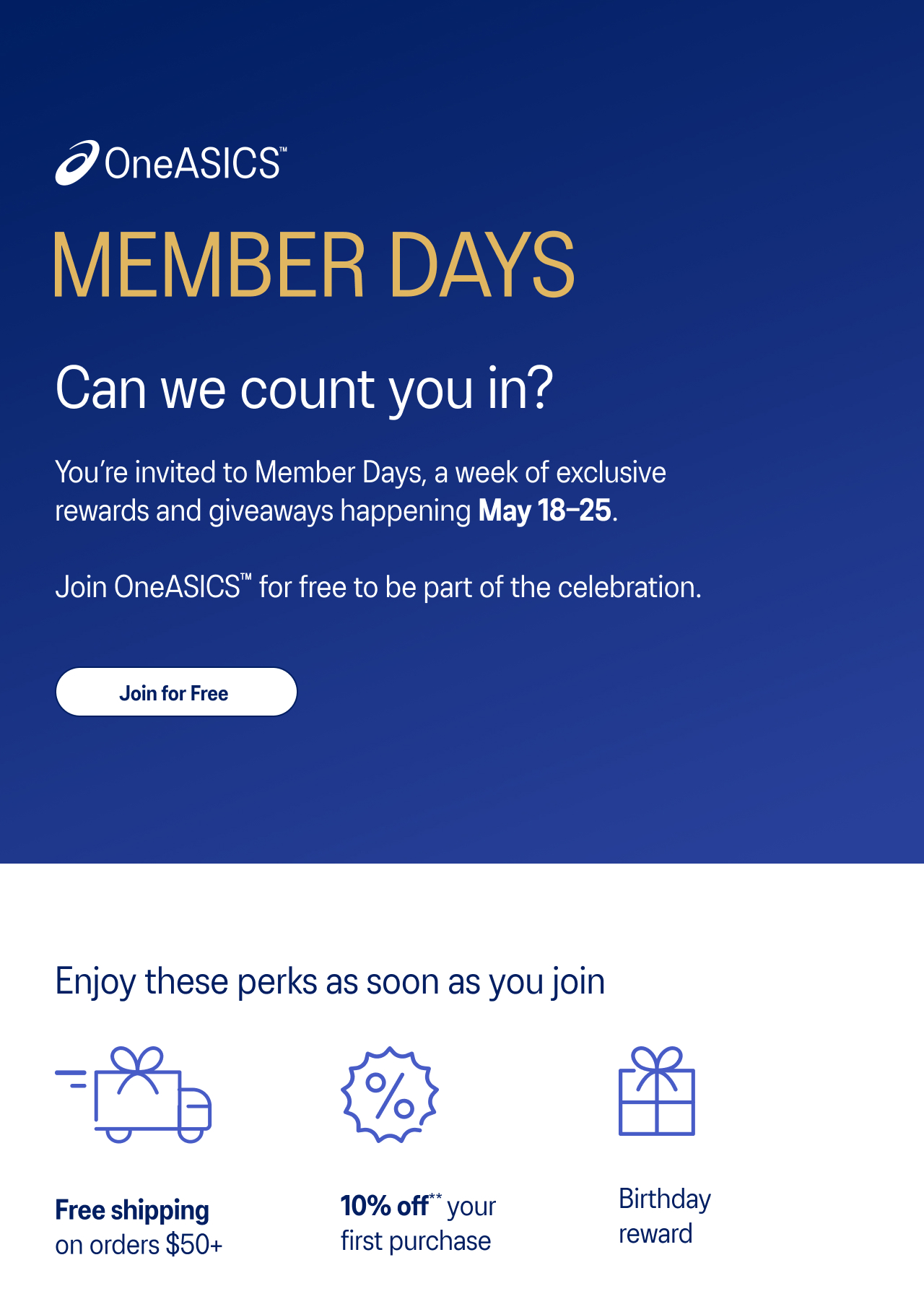 Join for Free > 
